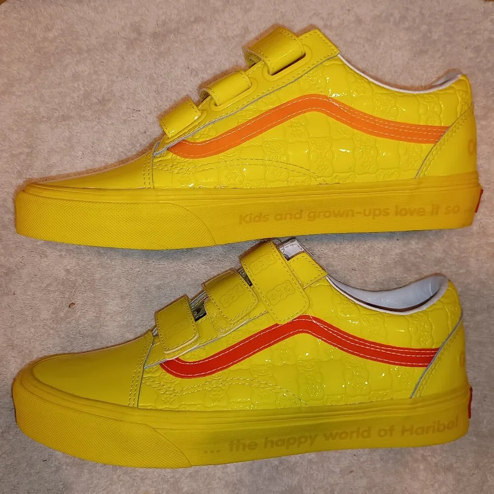 Vans X Haribo Youth 2 Old Skool V Checkerboard Yellow VN0A3D29BK2